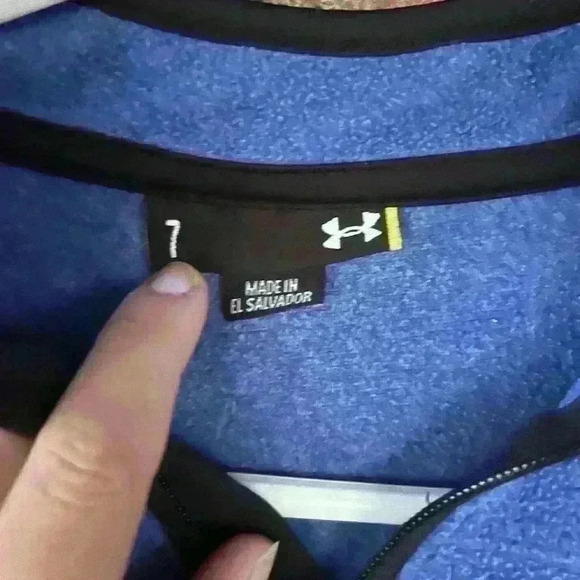 Kids Under Armour Fleece size 7 - Picture 3 of 4